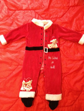 n°1 : pyjama noël 3.50€