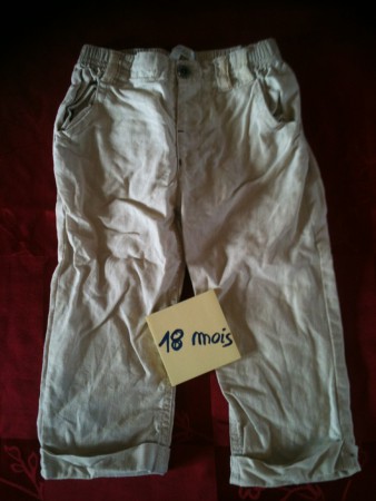 n°15 : pantalon en lin 2.50€