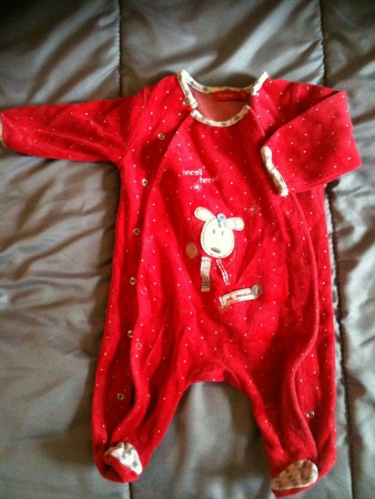 n°18 : pyjama rouge 2.50€