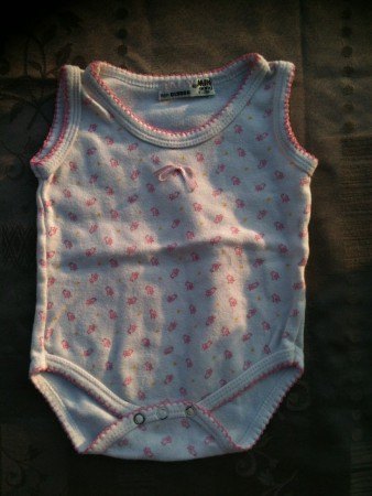 n°44 : body blanc et rose 1.20€