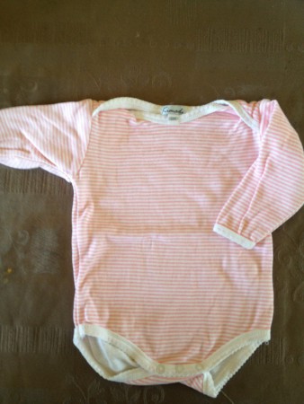 n°10 : body rose et blanc 1.20€